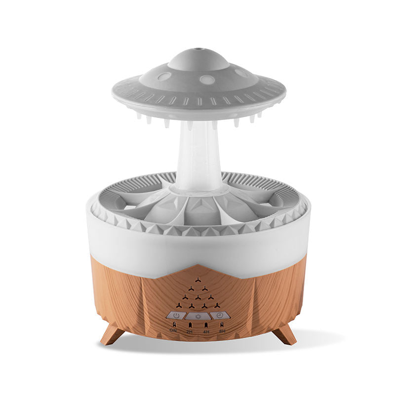 Mood Mist UFO: Rainy Cloud Delight Humidifier with Colorful LED Lights