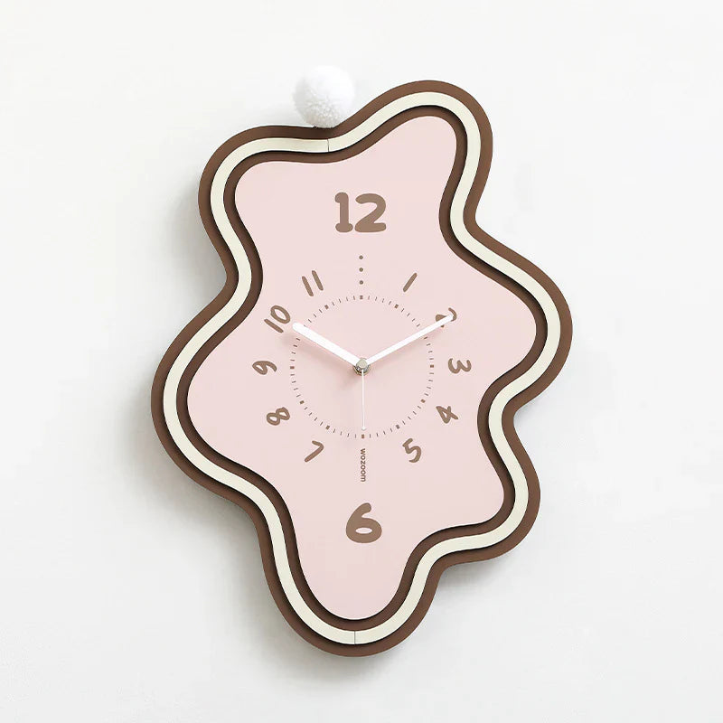 Modern Decorative Asymmetrical Wall Clock – Stylish Home Décor Accent