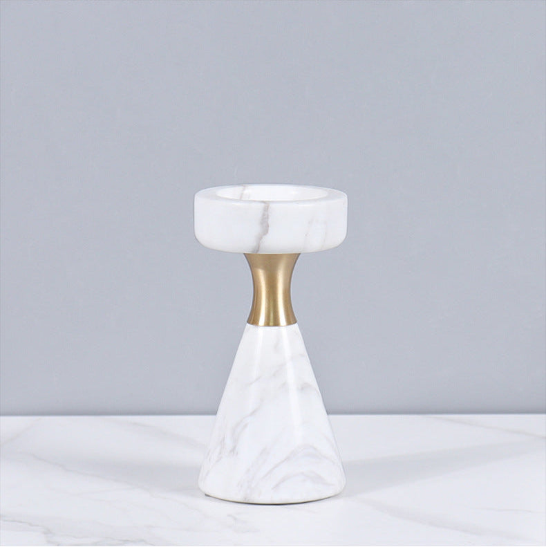 Luxe Marble Candle Holders – Elegant Home Decor Accents