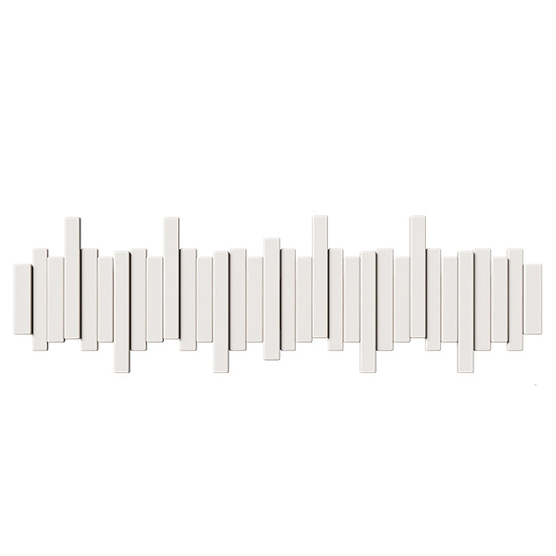 Piano-Inspired Wooden Wall Hook Rack – Modern Decorative Coat Hanger with Foldable Hooks