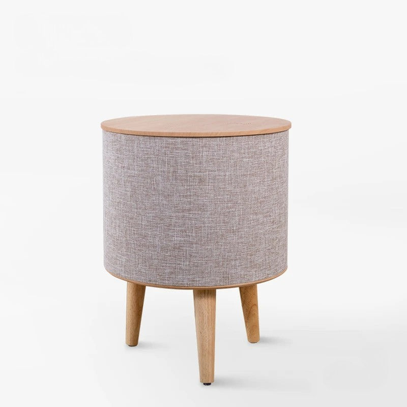 Smart Side Table with Bluetooth Speaker and Wireless Charging – Modern Multifunctional End Table