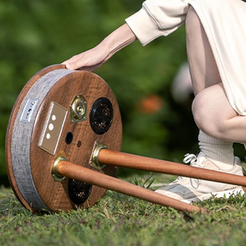 Smart Wireless Charging Side Table with Bluetooth Speaker – Modern Nightstand for Living Room & Bedroom