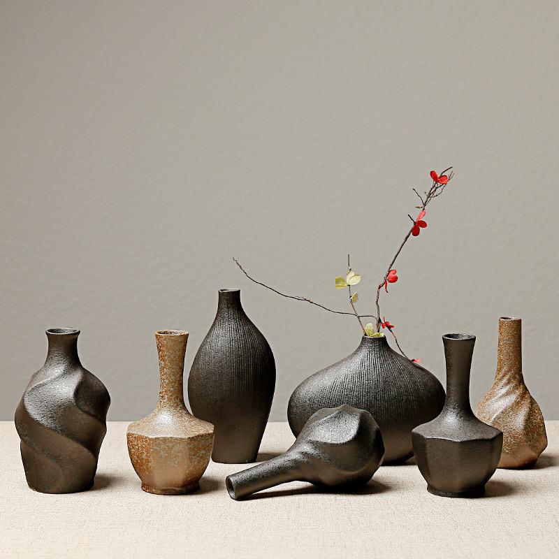 Vortex Matte Ceramic Vases in Multiple Styles - Luxus Heim