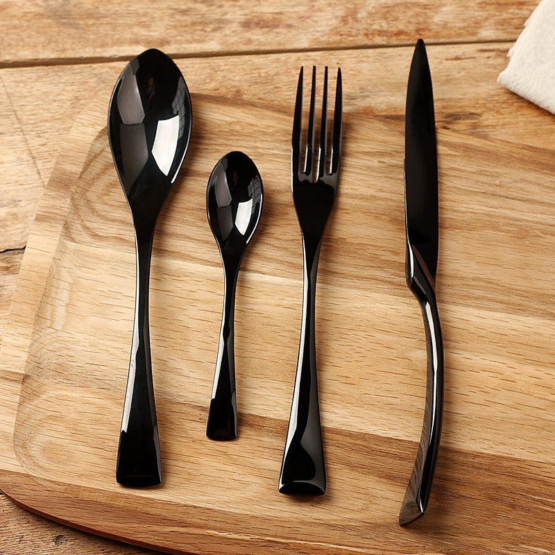 Kaya Black Cutlery Set - Cutlery Sets - Luxus Heim