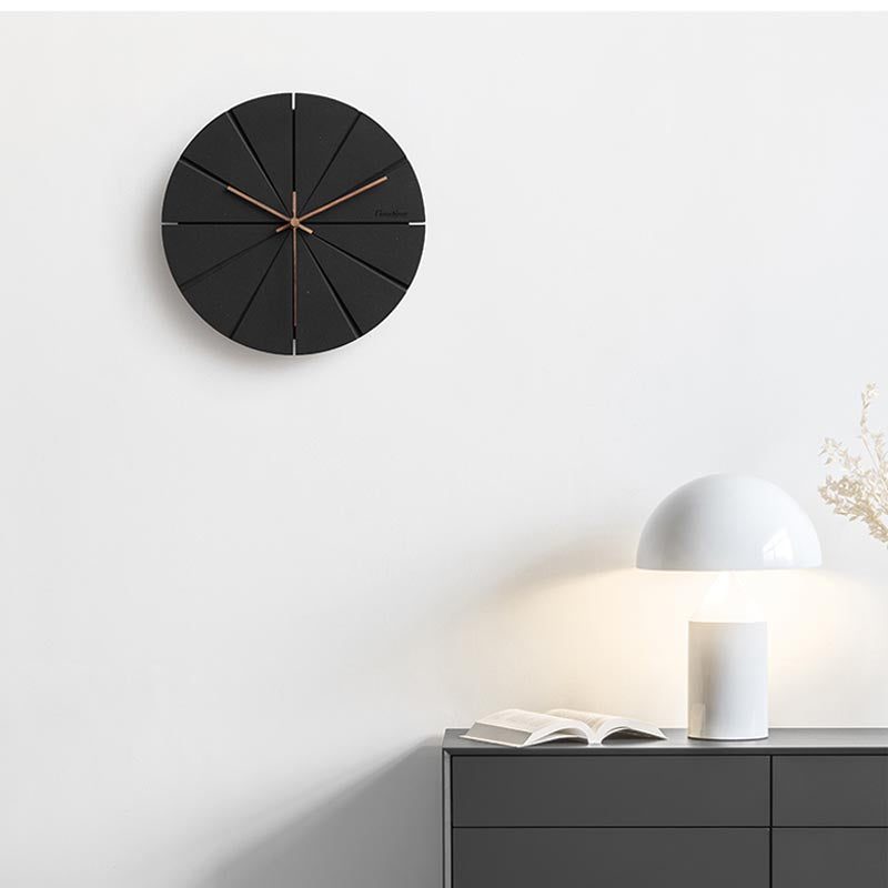 Cross Concrete Wall Clock in Round and Square Shapes