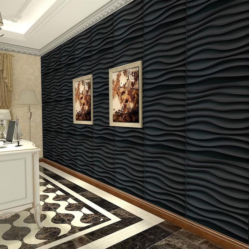 Wave PVC 3D Wall Panel - Wall Panels - Luxus Heim