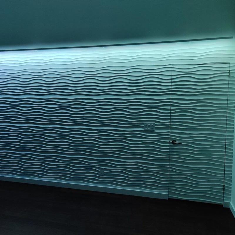 Wave PVC 3D Wall Panel - Wall Panels - Luxus Heim