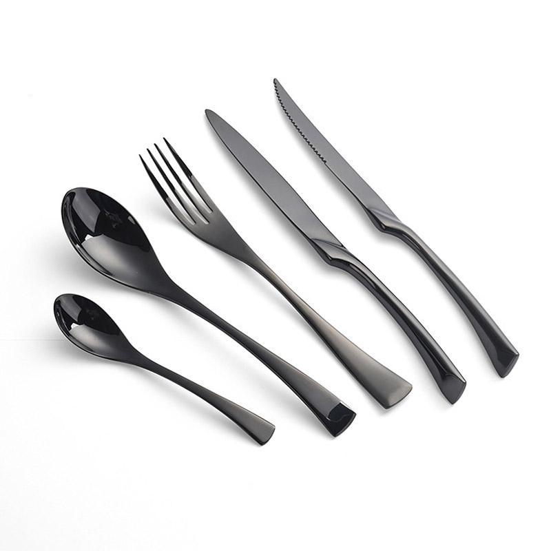 Kaya Flatware: Premium 18/10 Stainless Steel Flatware Set by Luxus Heim