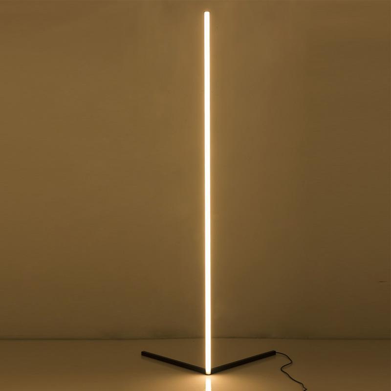 Minimalist Corner Floor Lamp: Elegant RGB Corner Lamp Stand by Luxus Heim