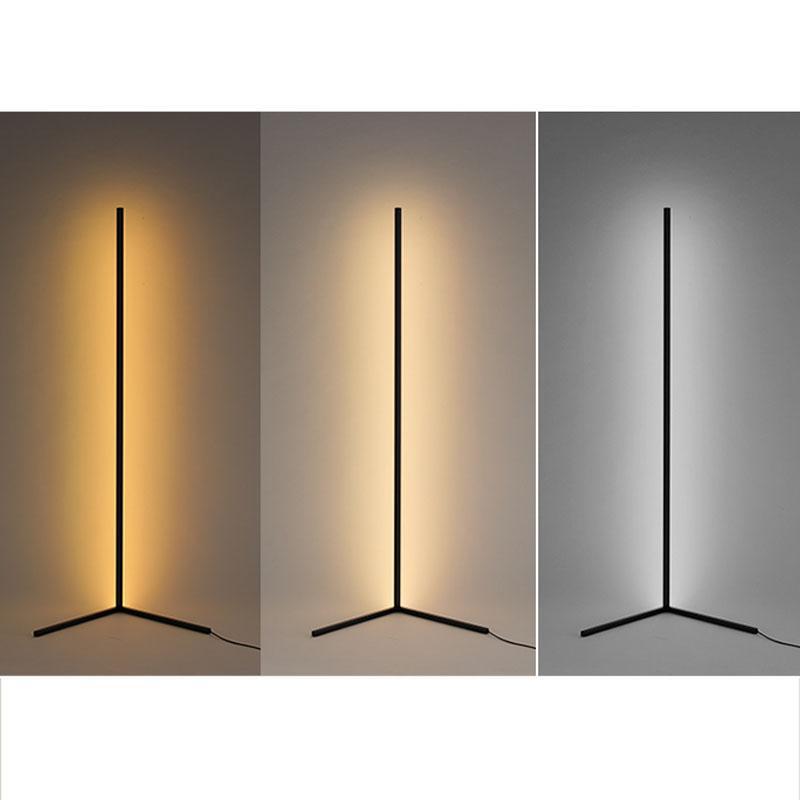 Minimalist Corner Floor Lamp: Elegant RGB Corner Lamp Stand by Luxus Heim
