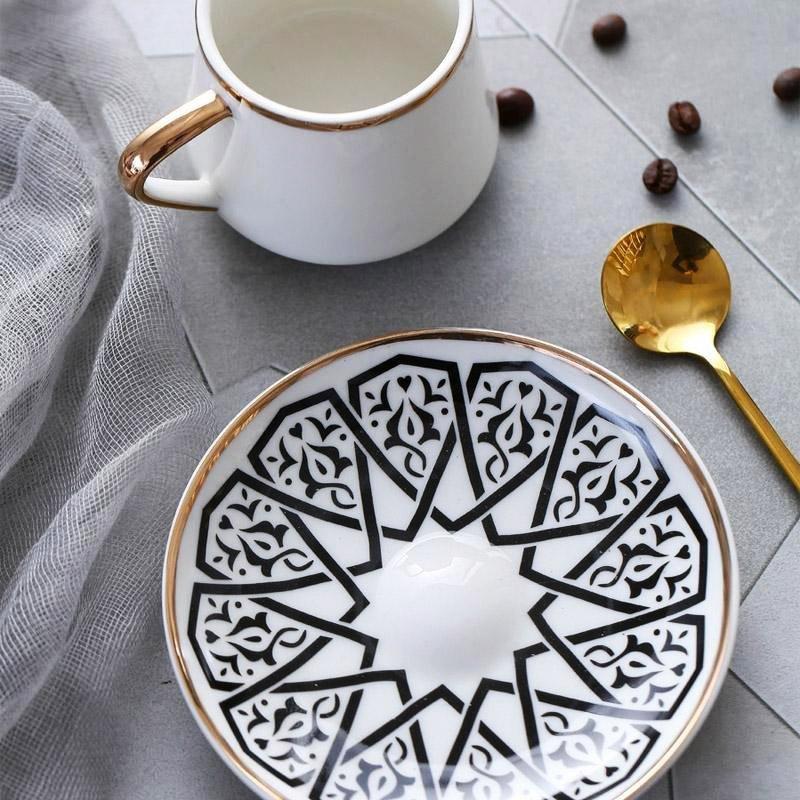 Mosaic Espresso Cup Set in Premium Ceramic