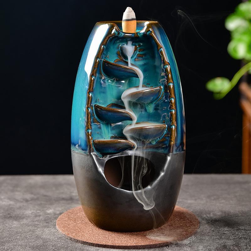 Mountain River Backflow Incense Holder - Incense Holders - Luxus Heim