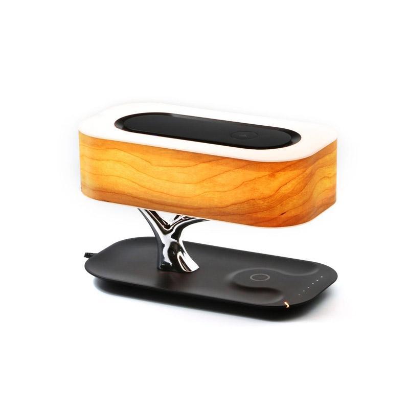 Tree of Light: Multifunctional Lamp with Charging Station by Luxus Heim