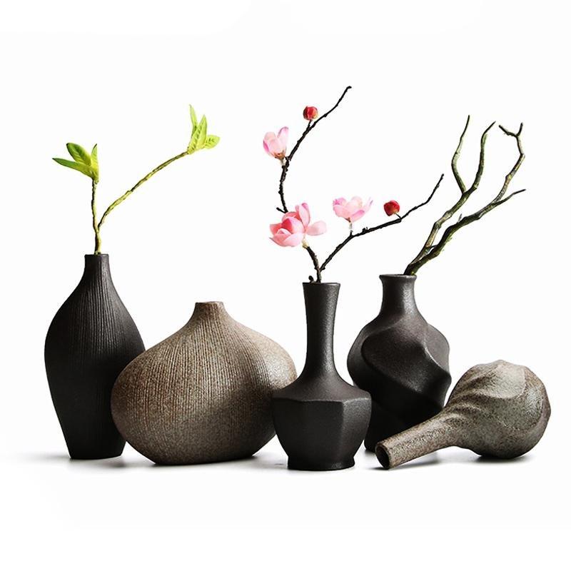 Vortex Matte Ceramic Vases in Multiple Styles - Luxus Heim