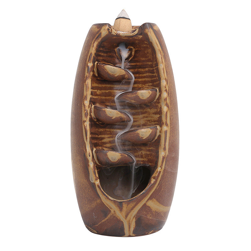 Waterfall Backflow Incense Holder – Serene Ambiance for Your Space