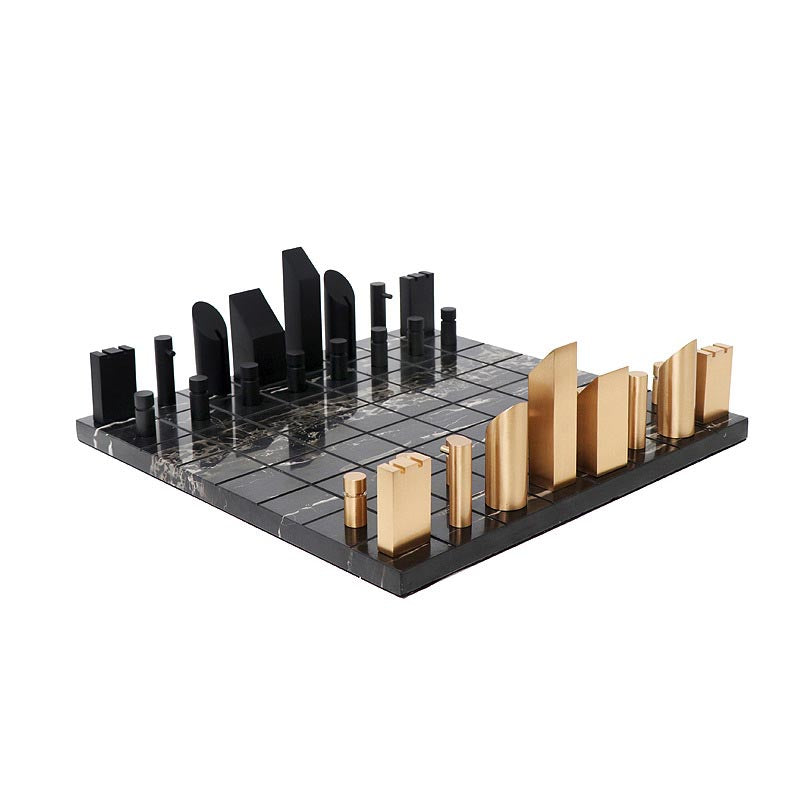 Metropolitan Chess Set – Modern Elegance for Game and Decor