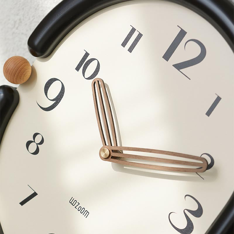 Artistic 'Time in a Twist' wall clock with a twisted frame design for a modern interior.