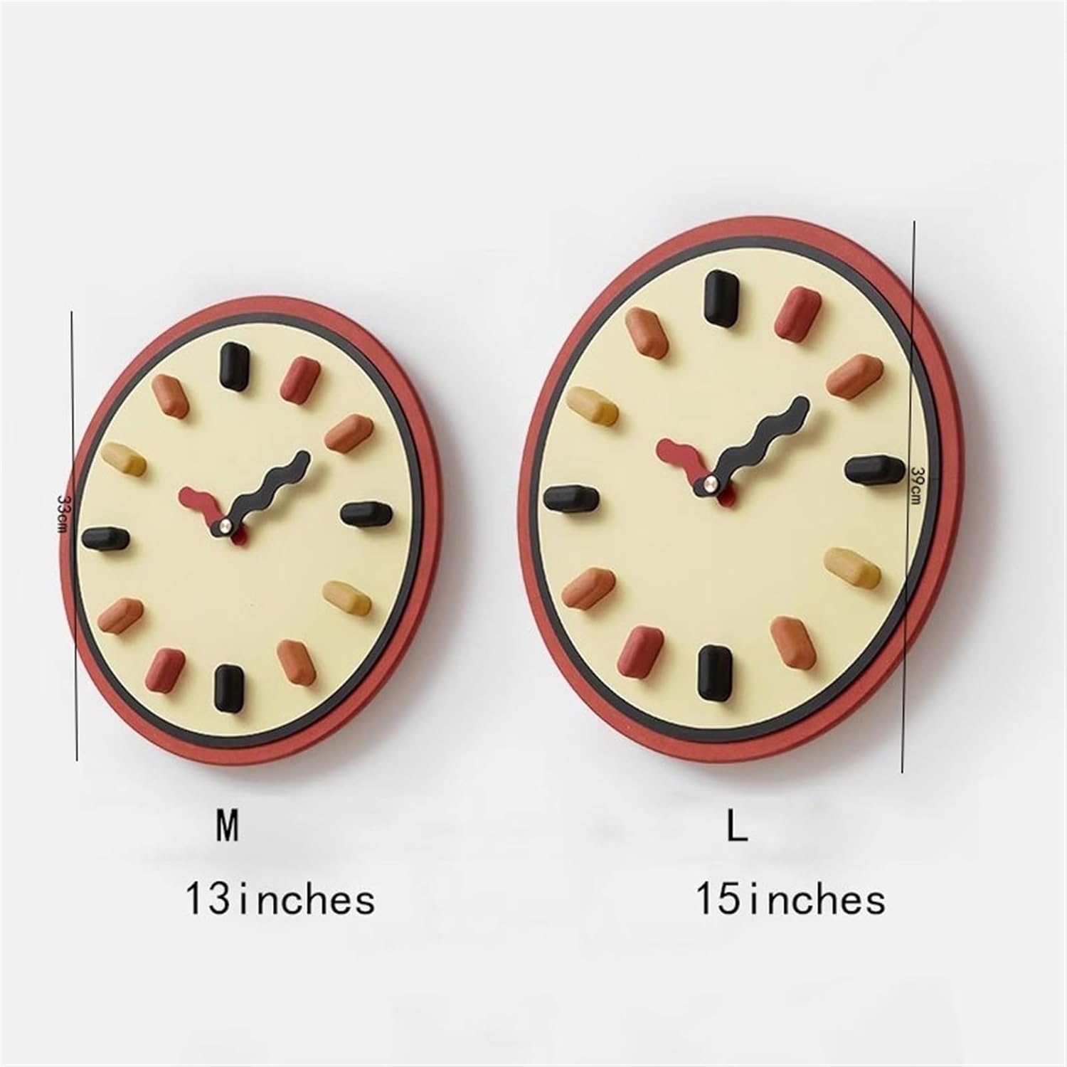 Time Capsule Wall Clock – 3D Nordic Style & Silent Movement