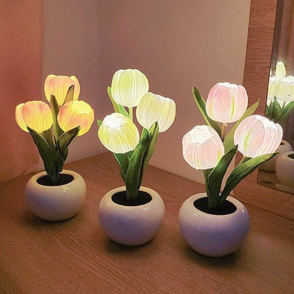 Bloom Bright LED Tulip Lamp