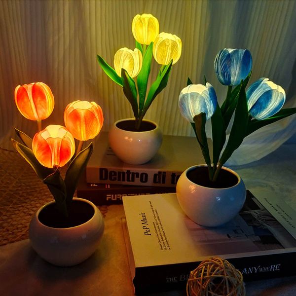 Bloom Bright LED Tulip Lamp