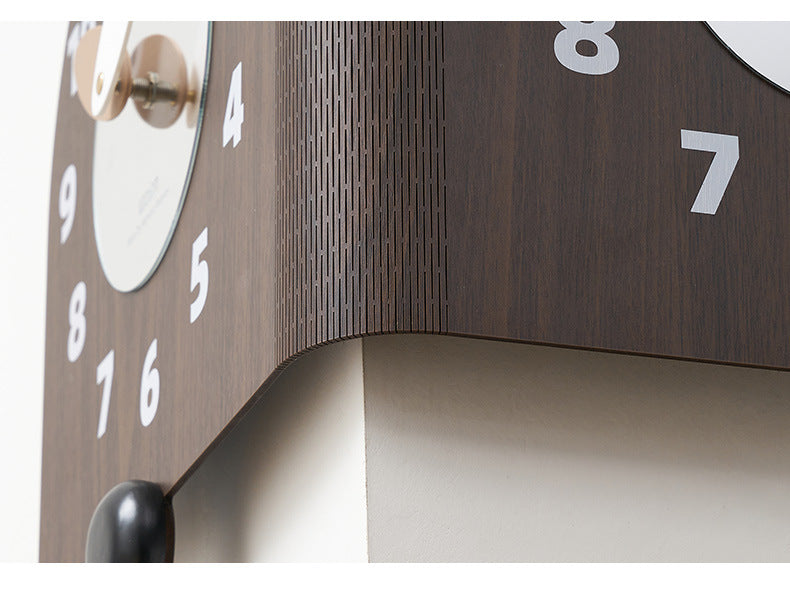 Dual-Sided Modern Wall Clock – Stylish Corner Design for Dual Time Zones