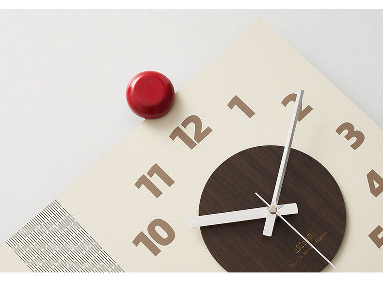 Dual-Sided Modern Wall Clock – Stylish Corner Design for Dual Time Zones