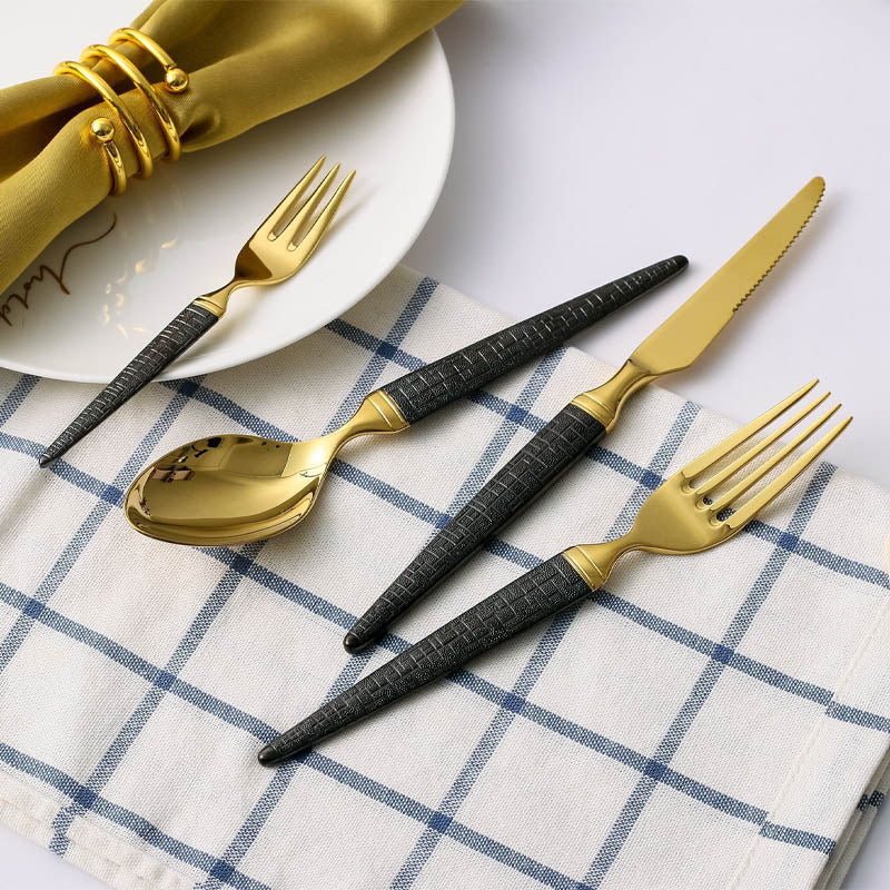 Gilded Gourmand Cutlery Set