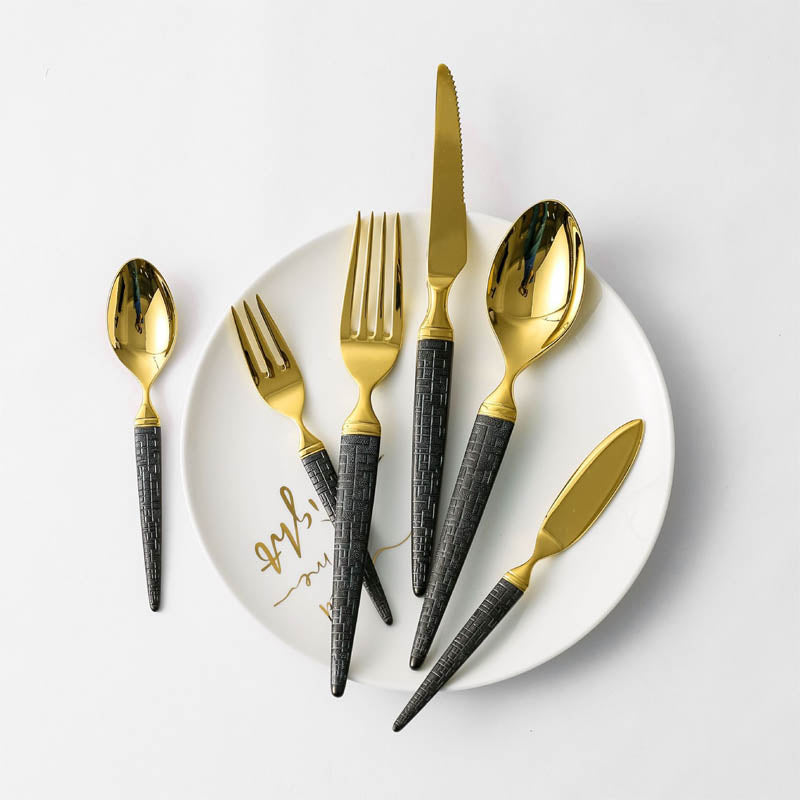 Gilded Gourmand Cutlery Set