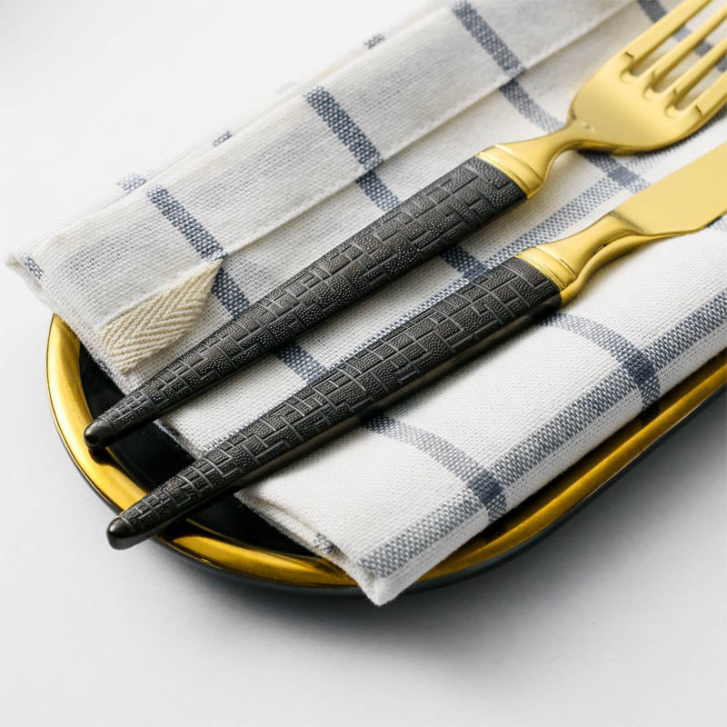 Gilded Gourmand Cutlery Set