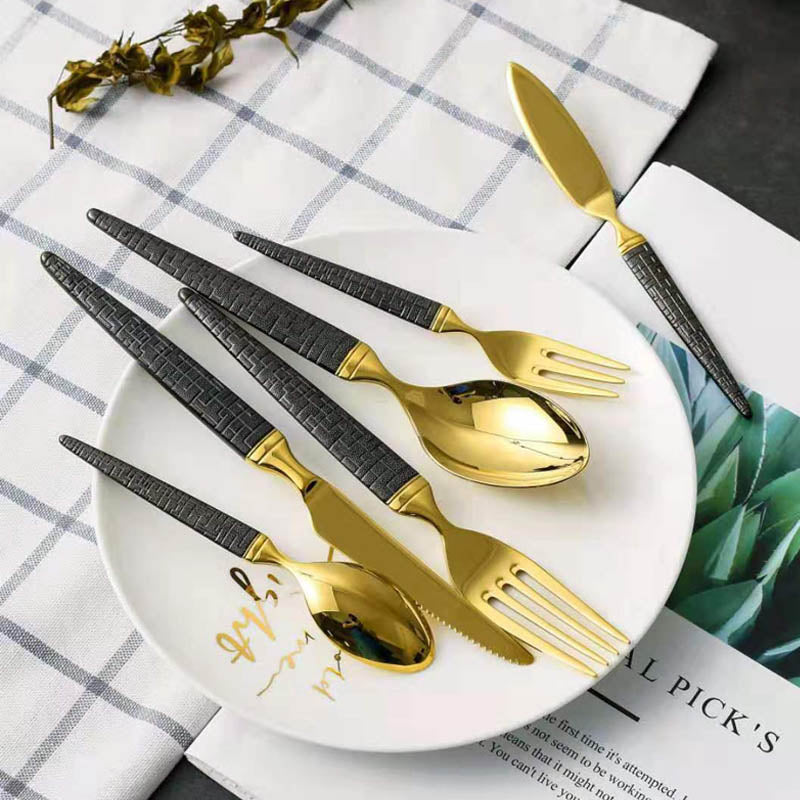 Gilded Gourmand Cutlery Set