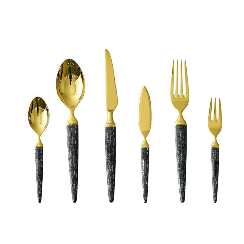 Gilded Gourmand Cutlery Set