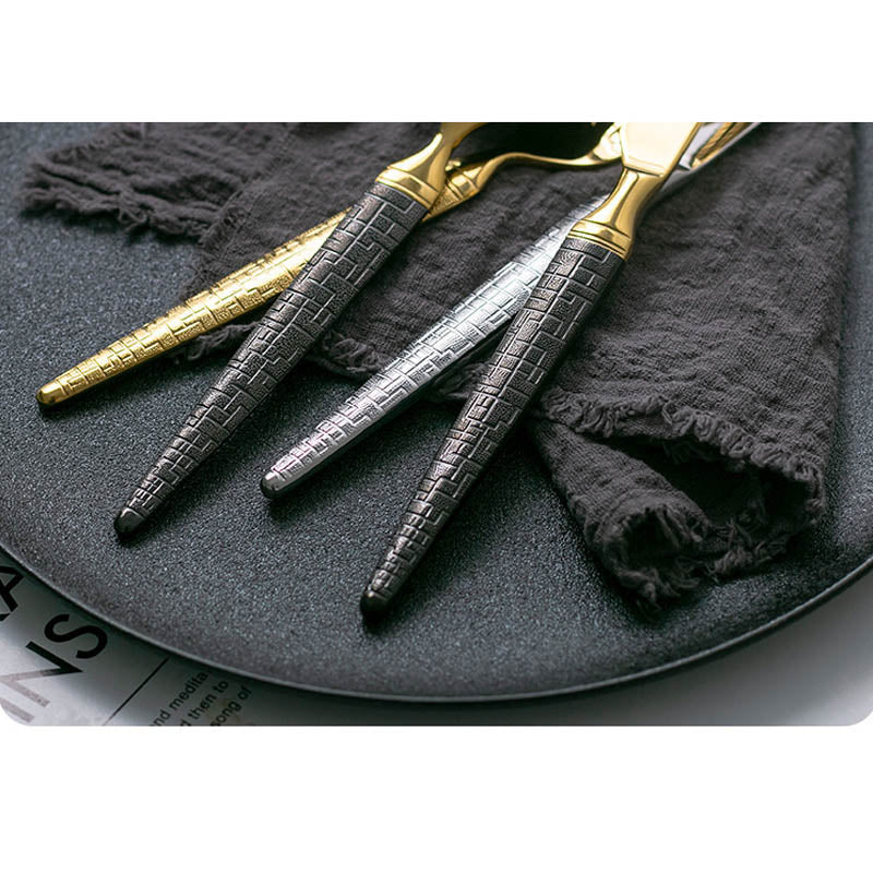 Gilded Gourmand Cutlery Set