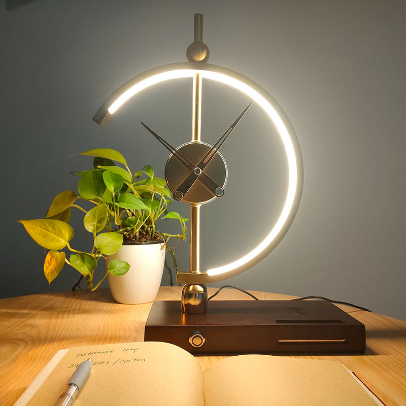 Khons Clock Lamp with Wireless Charging Feature - Luxus Heim