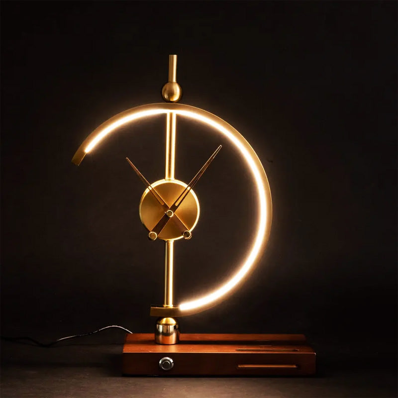 Khons Clock Lamp with Wireless Charging Feature - Luxus Heim