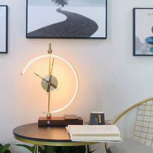 Khons Clock Lamp with Wireless Charging Feature - Luxus Heim