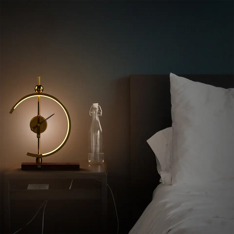 Khons Clock Lamp with Wireless Charging Feature - Luxus Heim