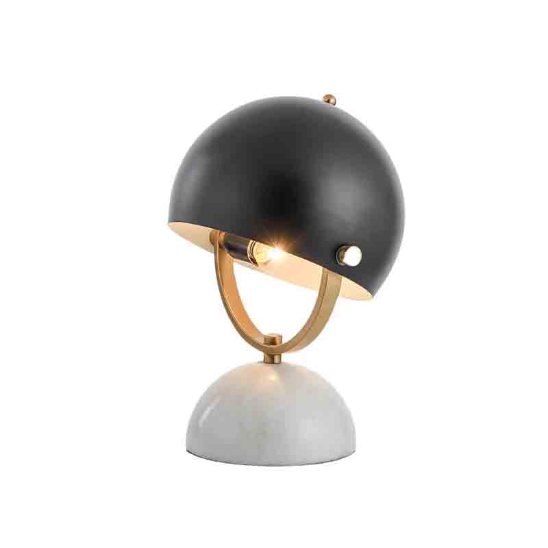 HippieGlow Marble & Brass Lamp by Luxus Heim - Retro Charm with Modern Elegance