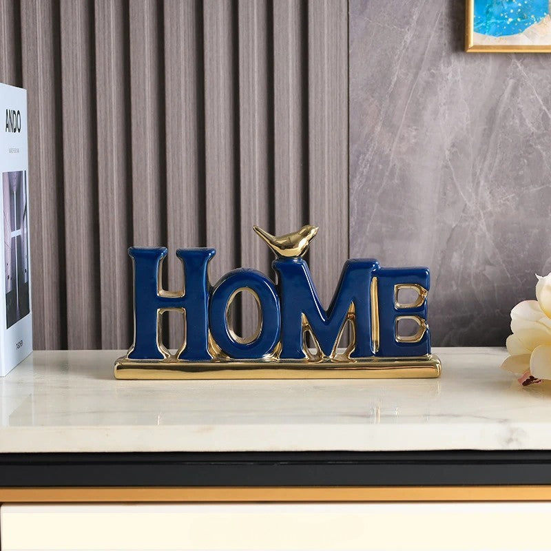 Modern Minimalist Love & Home Decorative Figurine – Stylish Gift for Housewarming & Wedding Decor