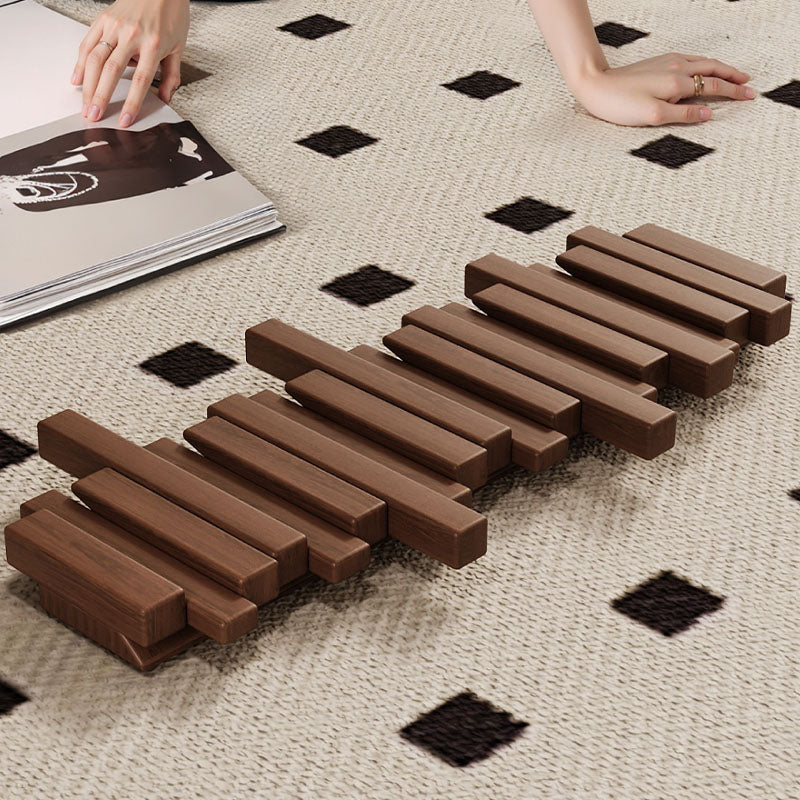 Piano Key Solid Wood Wall Hooks – Modern Decorative Coat Rack with Foldable Hooks