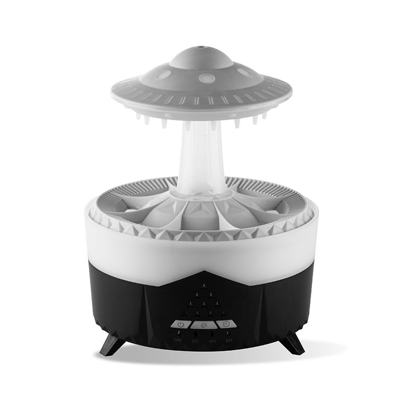 Mood Mist UFO: Rainy Cloud Delight Humidifier with Colorful LED Lights