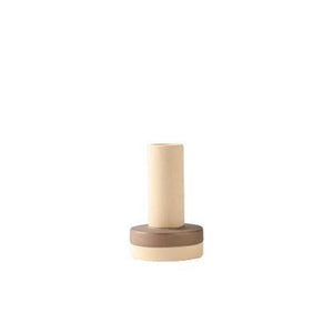 Natural Stone Texture Vases with Matte Copper-Colored Decal- Luxus Heim