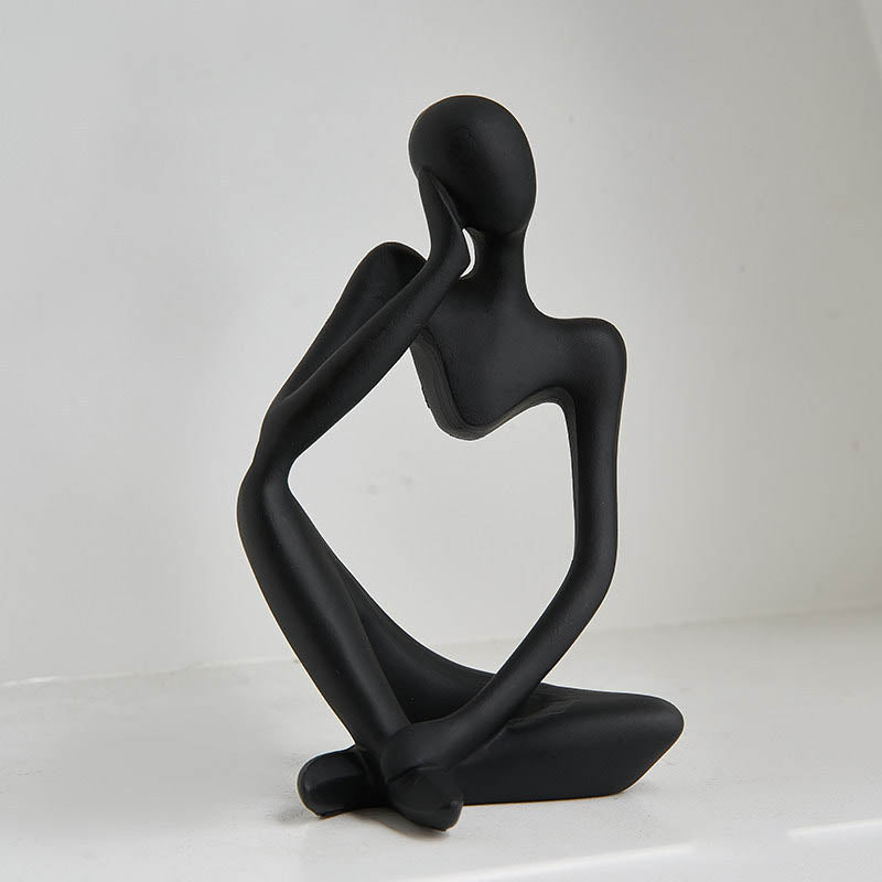 Minimalist Abstract Thinker Figurines – Modern Artistic Decor