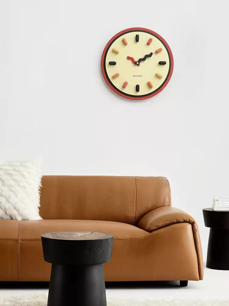 Time Capsule Wall Clock – 3D Nordic Style & Silent Movement