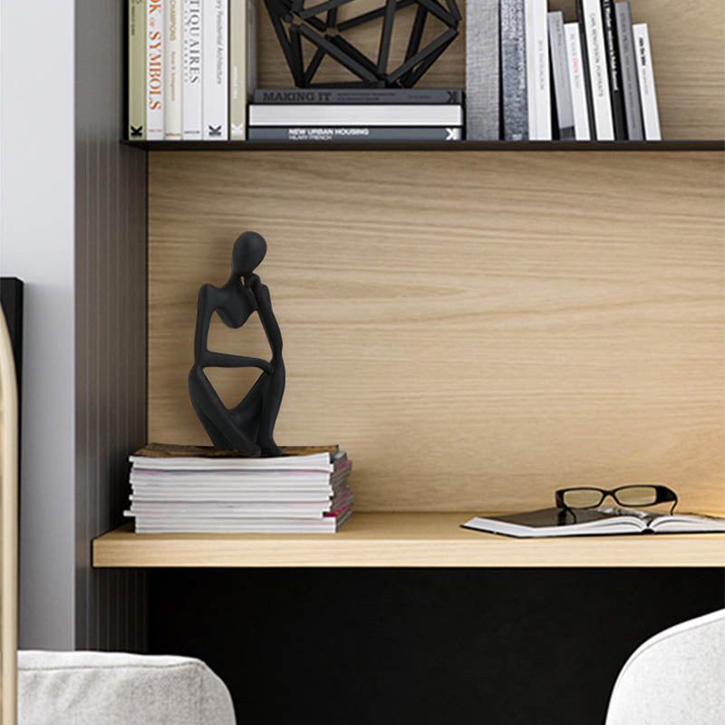 Minimalist Abstract Thinker Figurines – Modern Artistic Decor