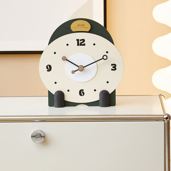 Retro Arch Desk Clock – Unique Minimalist Timepiece for Modern Spaces