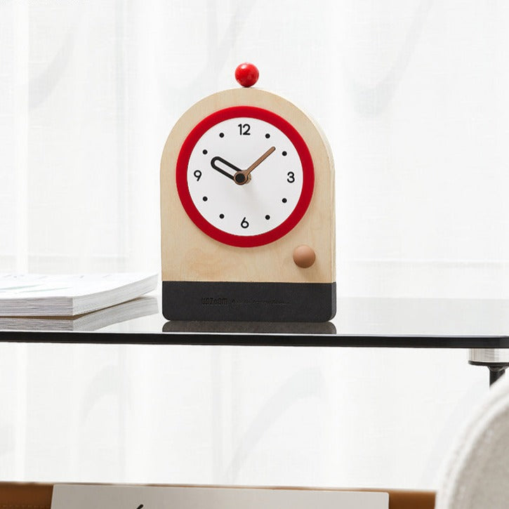 Cheery Arch Timekeeper - Quirky Modern Wood Clock