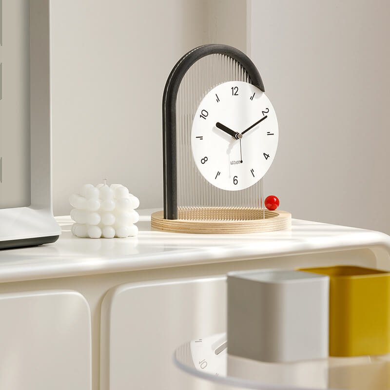 Eterna Arc Luxe Clock – Chic Home Décor Statement