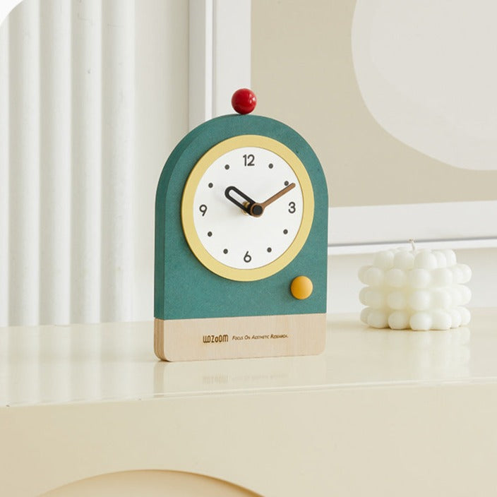 Cheery Arch Timekeeper - Quirky Modern Wood Clock