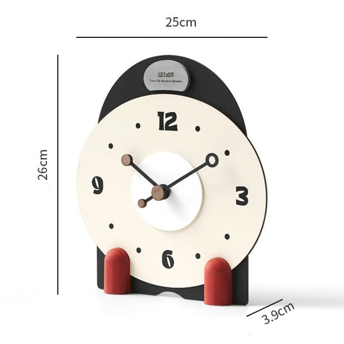 Retro Arch Desk Clock – Unique Minimalist Timepiece for Modern Spaces