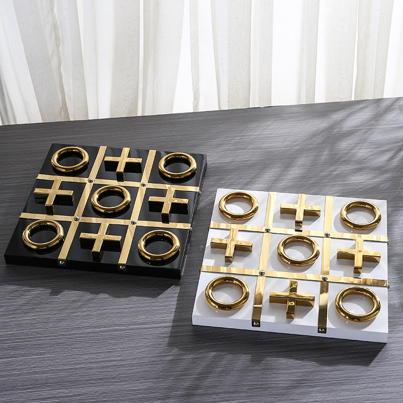 Luxury Tic-Tac-Toe Game Set – Elegant Décor and Entertainment